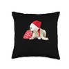 Cute Yellow Lab Puppy Santa Hat Sack Christmas Dog Labrador