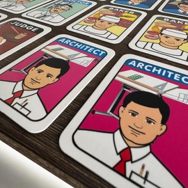 TEACH PLAY | Juego de Memoria para Niños y Adolescentes de 25 Profesiones y Oficios en Idioma Inglés | 50 Piezas | Juego de Mesa | Memory Game Jobs and Occupations