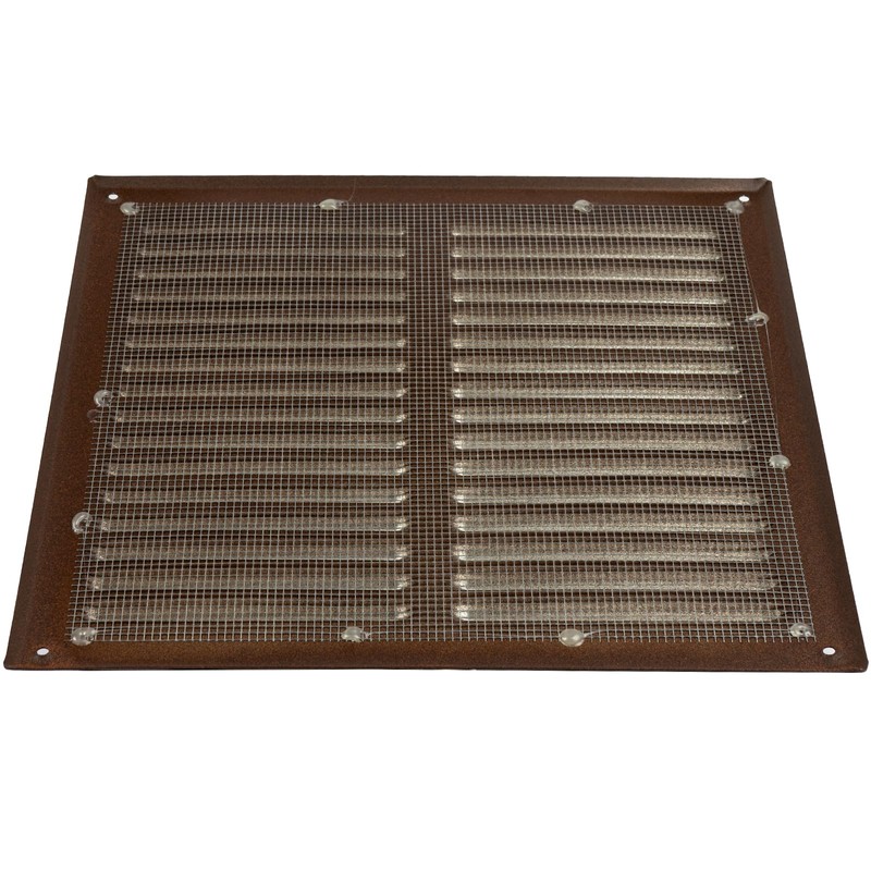 HVAC OV 10" x 10" Inch Brown Stainless Steel Square