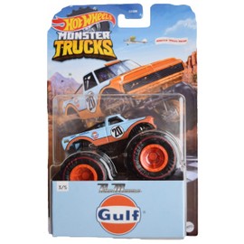 Hot Wheels Monster Trucks Pure Muscle - Gulf - Blue 3/5