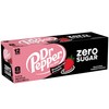 Dr Pepper Zero Strawberries and Cream Soda, 12 fl oz
