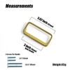 Goo-Ki Brushed Gold Cabinet pulls with 3''(76mm) Hole Center,Modern Zinc