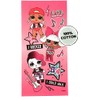 Franco L.O.L. Surprise! Beach Towel Purple and Pink