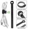 KEYRI 70 PCS Reusable Cable Ties, Adjustable Cable Straps Hook