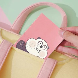 burkfeeg Pack of 16 Mini Notebooks, Cute Cartoon Animal Mini Notebooks, Inspirational Pocket Notepads, Easy to Carry for Office, Students, Girls, Travel, Gift