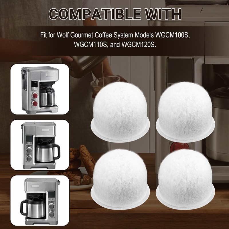 Water Filter Pods for Wolf Gourmet Coffee Maker System -