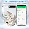 CHENGPI AI Translation Earbuds Real Time,Bluetooth Wireless Translation Earbud,Over-Ear Earbud