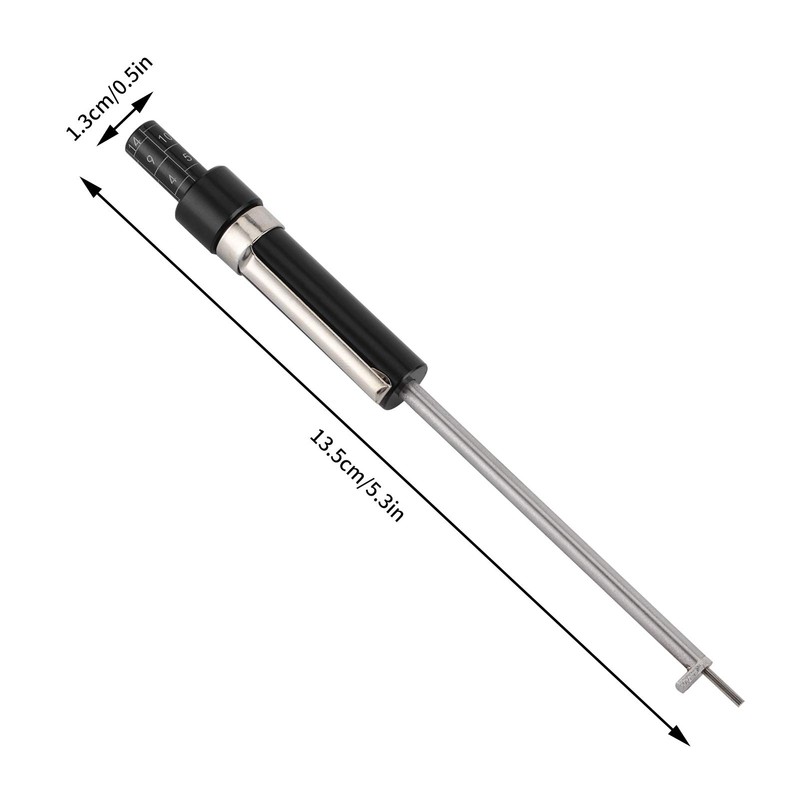Caoeal Brake Pad Measuring Tool, Brake Pad Thickness Gauge with