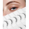 Onlyall Short Natural Lashes Fake Eyelashes Wispy Natural Eyelashes D17