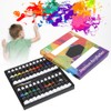 24 Colors Acrylic Pigments Set with 3Pcs Painting Pens Students