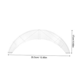 Operitacx Patchwork Ruler Cutting Ruler Measuring Tool Quilting Rulers Fabric Multifunctional Tool Quilt Template Portable Ruler for Sewing Unique Stencil Sewing Accessories Ruler Sewing Ruler