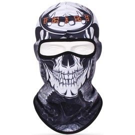 Balaclava Face Mask (White Skull)