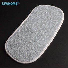 LTWHOME Microfibre Cleaning Pads Fits Hoover SSS1500 SteamJet Express Steam Mop (Pack of 12)