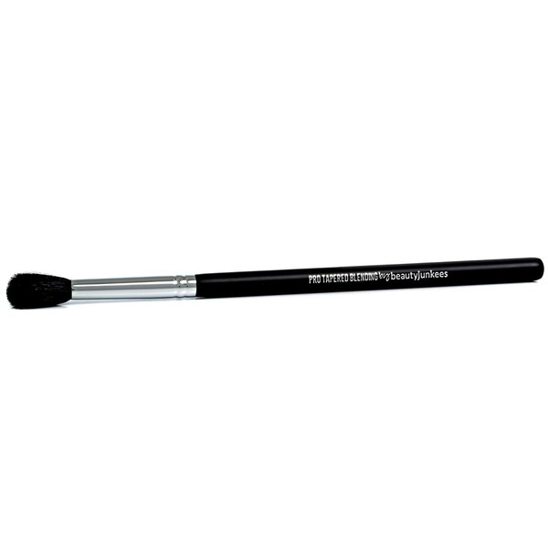 Tapered Blending Eyeshadow Makeup Brush – Beauty Junkees Professional Eye Shadow Blender Make Up Brush with Soft Fluffy Natural Hair Dome Bristles for a Beautifully Blended Crease; Premium Quality