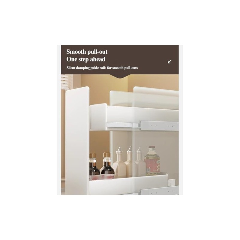 Extendable Spice Rack Organizer for Cupboard, Heavy Duty Extendable Spice