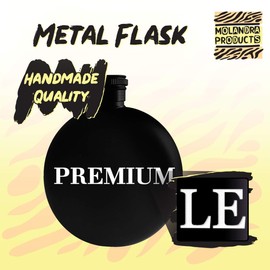 Molandra Products That's Shady - Drinking Alcohol 5oz Round Flask, Black, NEWUS-C-07-24-05-000613-04-31-02-17