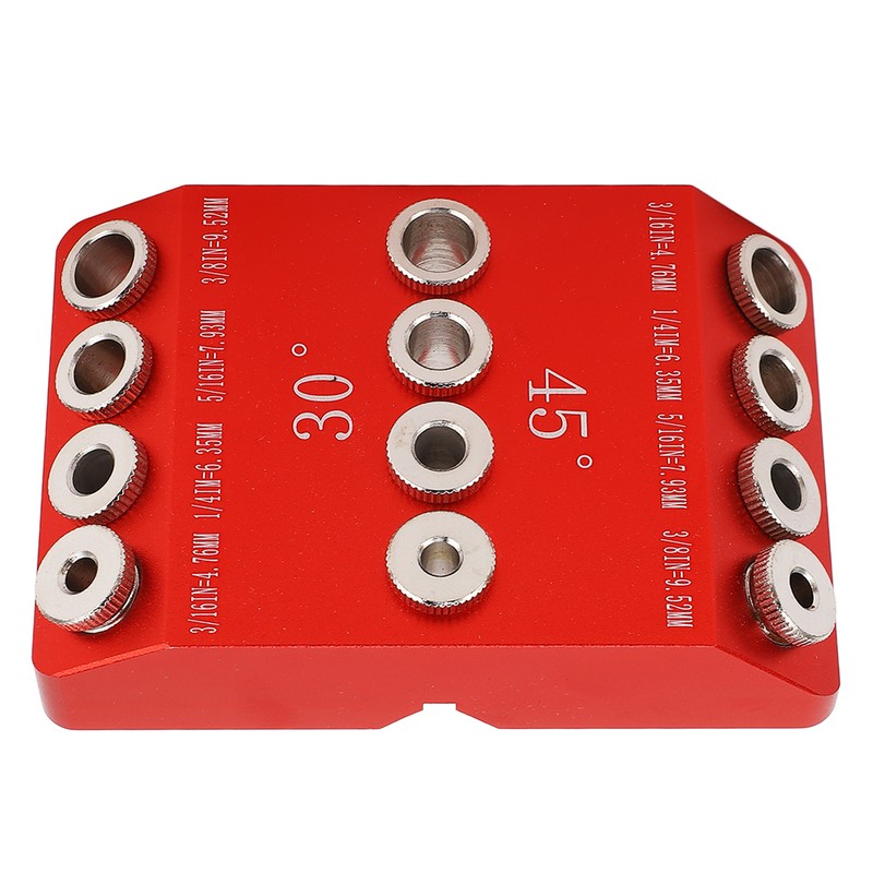 Pocket Hole Jig 30° 45° 90° Holes Drill Guide Drilling