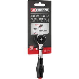 Facom Bit Holder 1/4 Ratchet with Twist Handle
