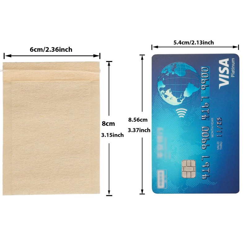 Eketirry 100pcs Disposable Tea Bags for Loose Tea, Empty Tea