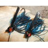 Jakes Jigs TWO (2) 1/2 OUNCE POISON TAIL * BLACK