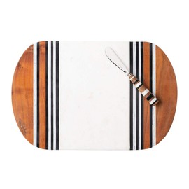 Juliska Stonewood Stripe Serving Board & Spreaders