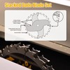 ANGELSWORD 8" Stacking Dado Blade Set for Fine Finished Dados,