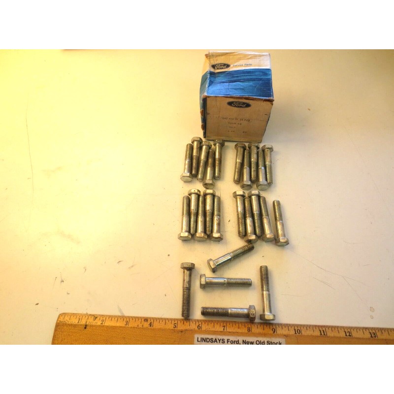 Ford 25 OEM PCS FORD "BOLT" HEX HD. 3/8"-16 X
