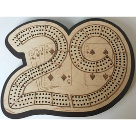 29 Three Track Cribbage Board