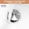 KENES Bathroom Vessel Sink Pop Up Drain Without Overflow Assembly,