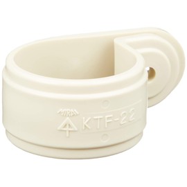 Mirai Industry KTF-22J PF Pipe Single Saddle, Compatible PF Tube 22, Beige, 50 Pieces