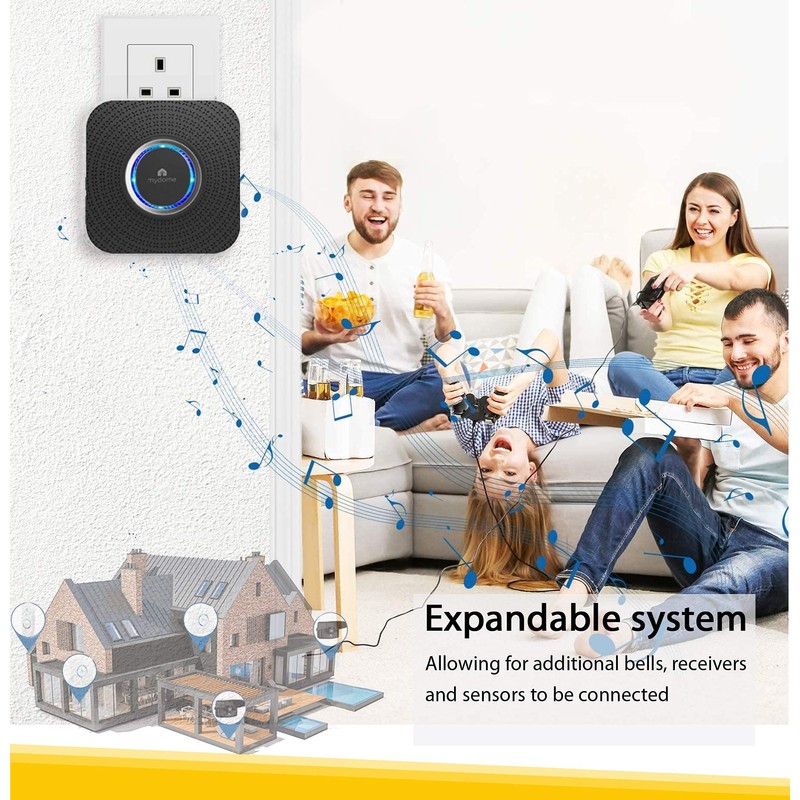 Wireless Doorbell Plug in Chime Kit | Doorbell Designed for