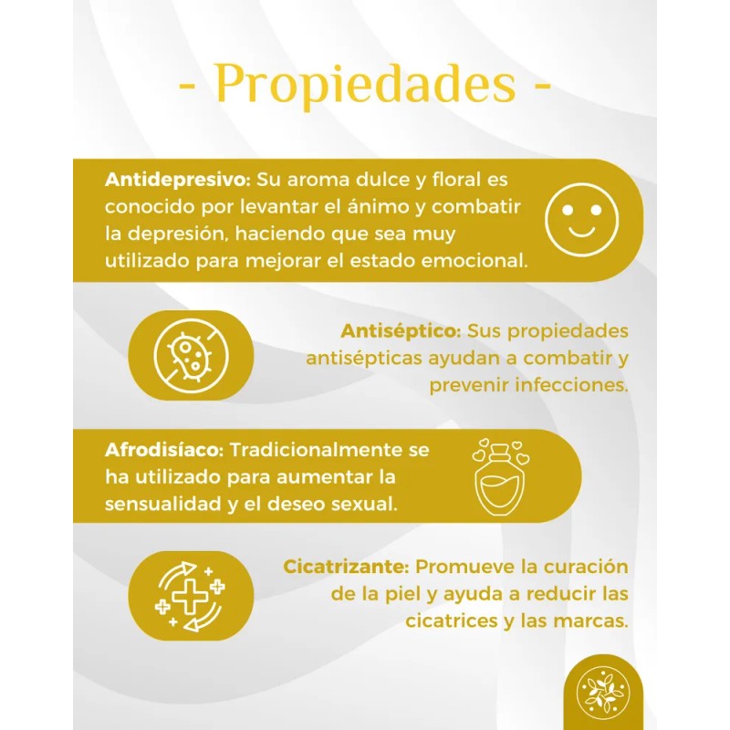 Aceite Esencial Jazmín 10 Ml Bnature Puro 100% Natural