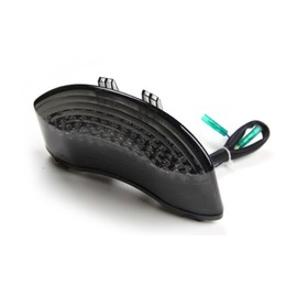 Motodynamic Integrated Sequential LED Tail Lights Smoke Lens for 2006-2012 Triumph Daytona 675 2008-2012 Street Triple Sprint GT