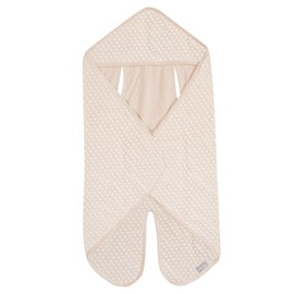roba Baby Einschlagdecke Frosty Almond - Bio-Baumwolle GOTS und Oeko Tex Standard 100 zertifiziert - Babydecke für Autositz, Babyschale oder Kinderwagen - Beige