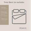 Pointehaven Bedding 3 Pieces Twin 100% Cotton Percale Sheets- Printed
