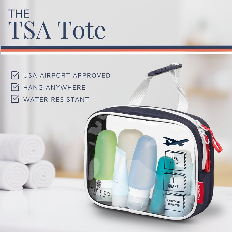 Toiletry Bag Kit Set: Hanging Travel Toiletry Bag + 311