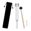 128 Hz Tuning Fork for Healing Chakra, Weighted Aluminum Alloy
