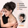 QGZ Messy Bun Hairpiece for Women Tousled Updo Side Comb
