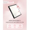 BRANTMAKER Nail Dust Collector with Brush and 2 Reusable Filters,