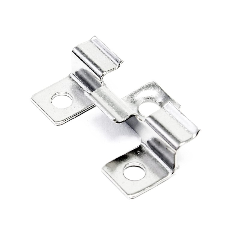 Wiltec 50 x Stainless Steel Clips 6 mm Decking Mounting