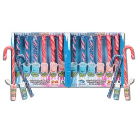 Christmas Candy Canes (Pack of 2, Baby Bottle Pop (Pink & Blue))