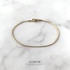 LUXSTAR Bracelet, Snake Chain, Thin, Hypoallergenic, Stainless Steel, Men's, Women's,
