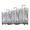 3 Pieces Clear PVC Suitcase Covers for Luggage, Waterproof Anti-scratch