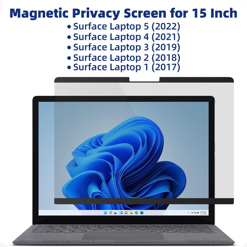 15 Inch Magnetic Privacy Screen Compatible With 15Inch Surface Laptop