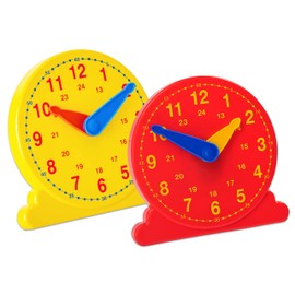 Betzold - Learning Clock, Diameter 13 cm - Maths Working Material Time Demonstration Clock
