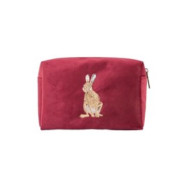 Wrendale Designs by Hannah Dale 'Golden Hour' Hare Embroidered Make Up Bag