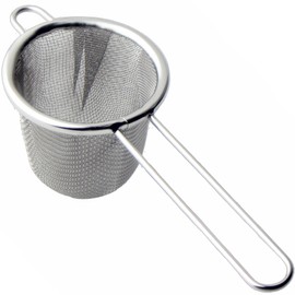 Nagao Tea Strainer, Deep Type, Double Layer, Small, 18-8 Stainless Steel, Made in Japan