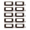 FUXXER® 10 x Apothecary Cabinet Label Window Antique Bronze Design