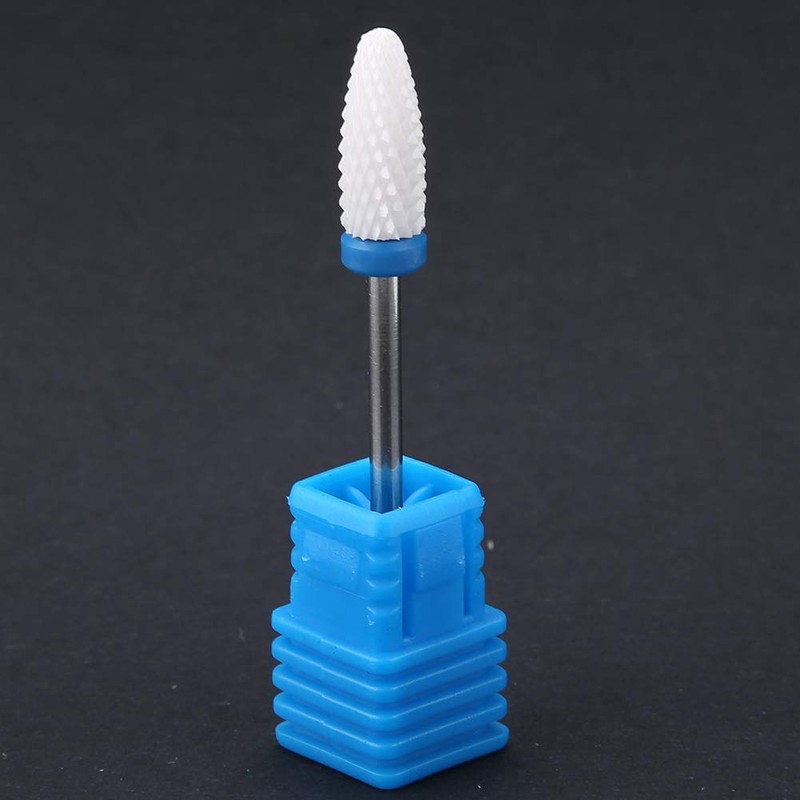 5 Type Manicure Tool, Ceramic Nail Drill Bit, Ceramic Cylinder