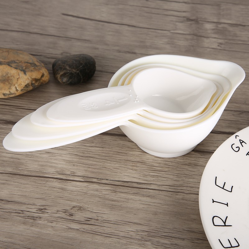 4Pcs/Set Portable Braille Measuring Spoon Cup Kitchen Cooking Baking Tool